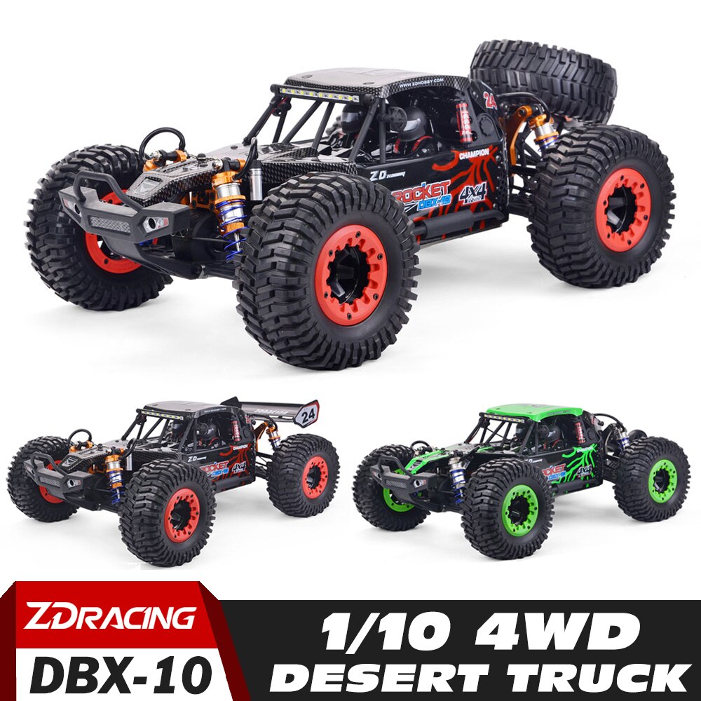 ZD ̽ DBX-10 1/10 4WD 귯ø RC ڵ, Ʈ Ʈ RC     ε ڵ ڵ , 80 km/h 2.4G